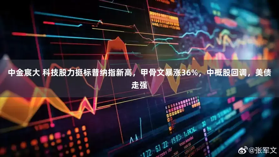 中金宸大 科技股力挺标普纳指新高，甲骨文暴涨36%，中概股回调，美债走强