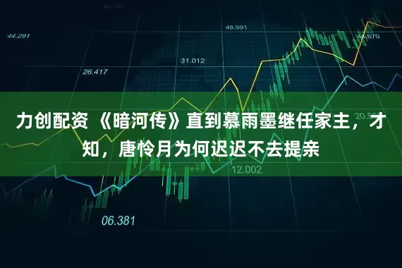 力创配资 《暗河传》直到慕雨墨继任家主，才知，唐怜月为何迟迟不去提亲